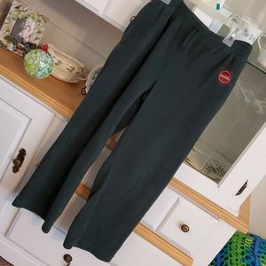 Coca Cola pajama bottoms green, red Small